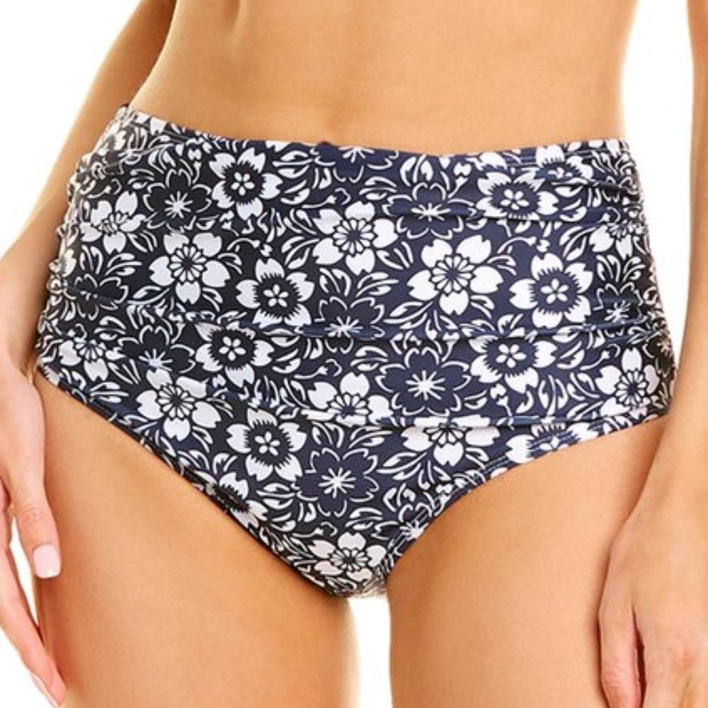 Nicole Miller High Waisted Swim Bikini Bottom Size XL